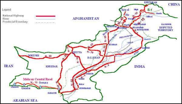 Pakistan Road Network