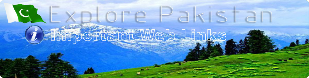 Important Web Links of Pakistan